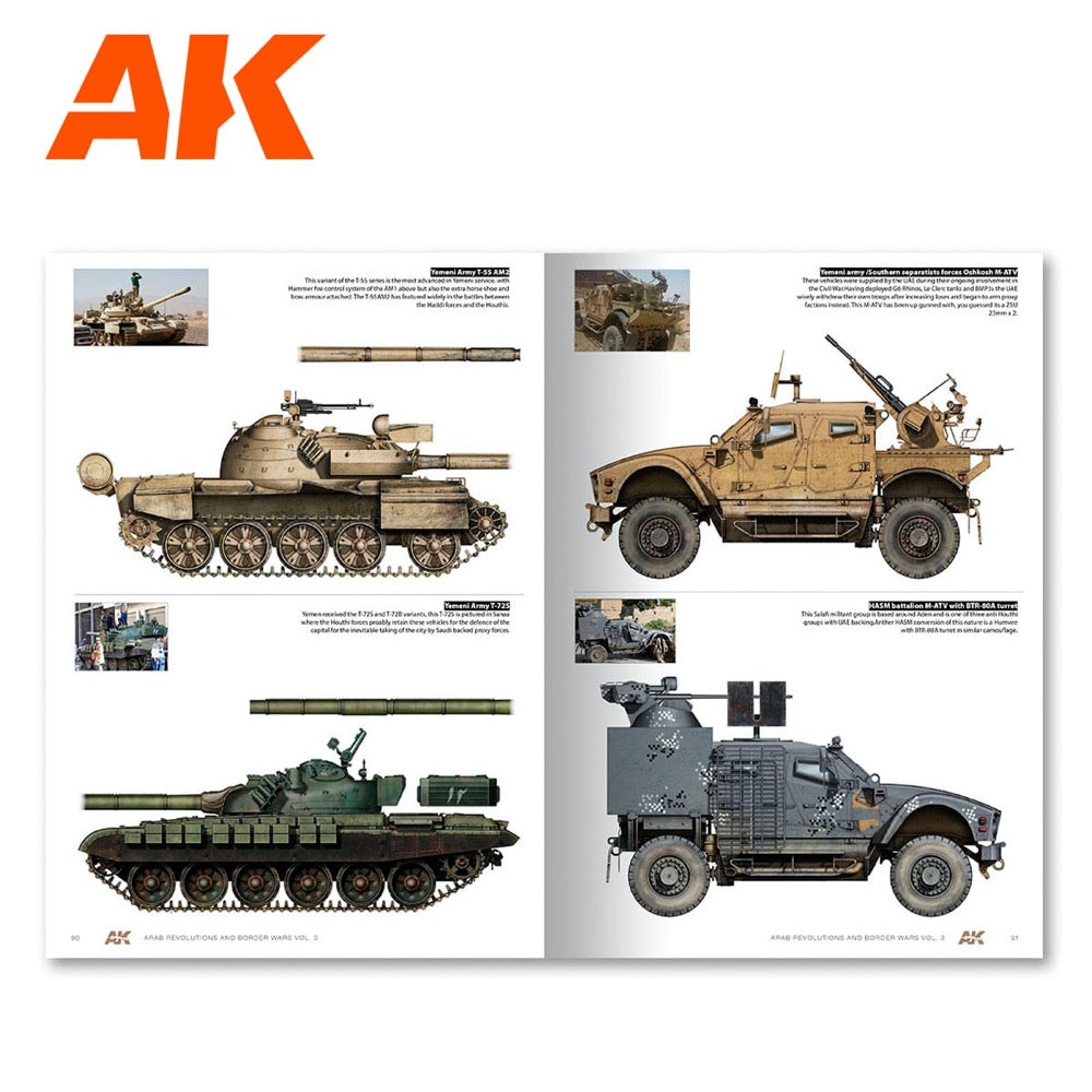 AK Interactive 286 Book Arab Revolutions And Border Wars Vol III English