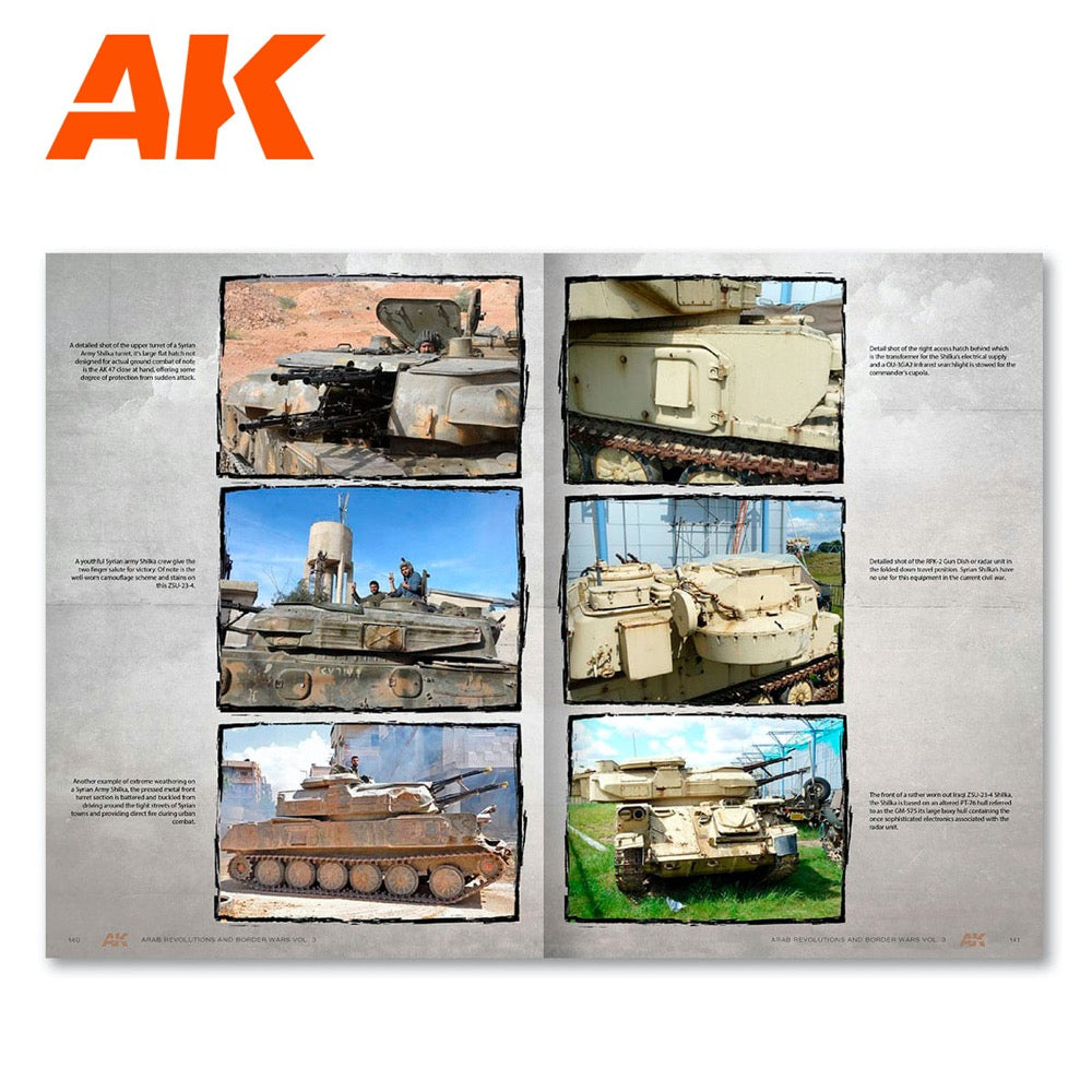 AK Interactive 286 Book Arab Revolutions And Border Wars Vol III English