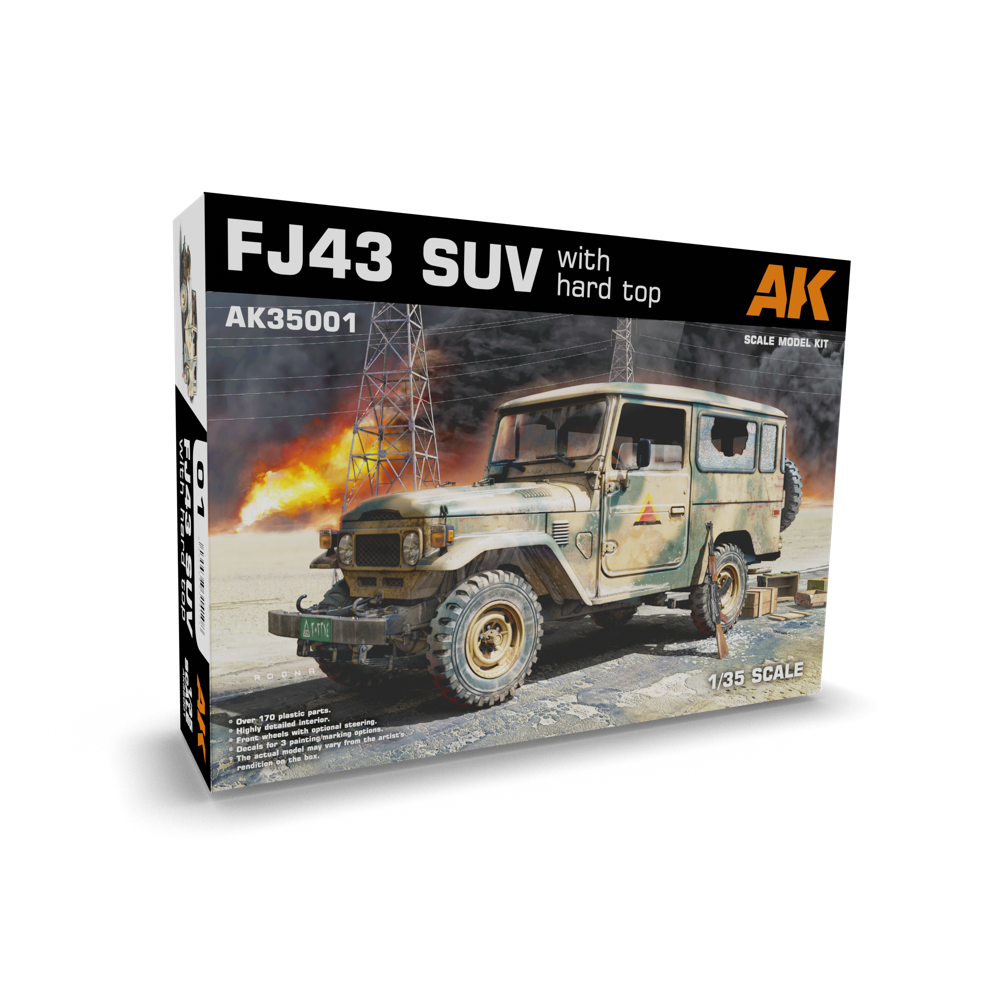 AK Interactive AK35001 1/35 FJ43 SUV with Hard Top 8435568314108