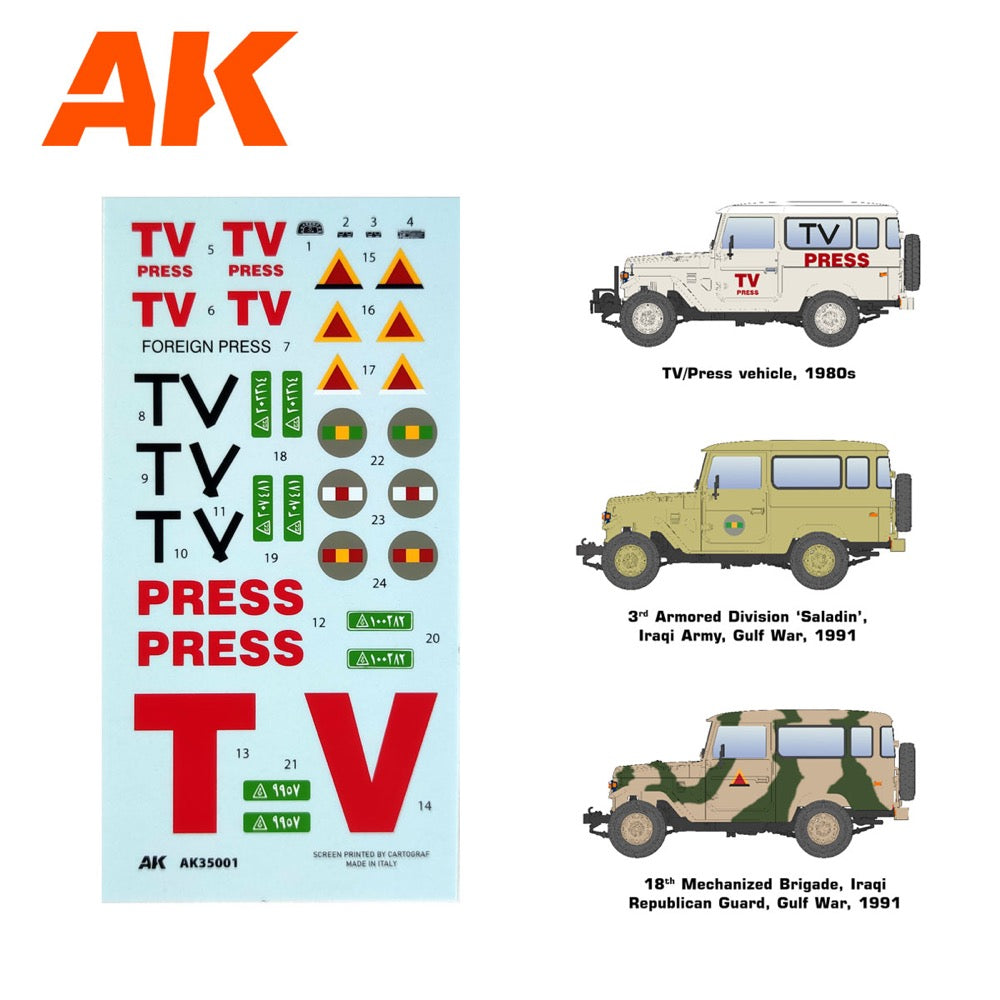 AK Interactive AK35001 1/35 FJ43 SUV with Hard Top 8435568314108
