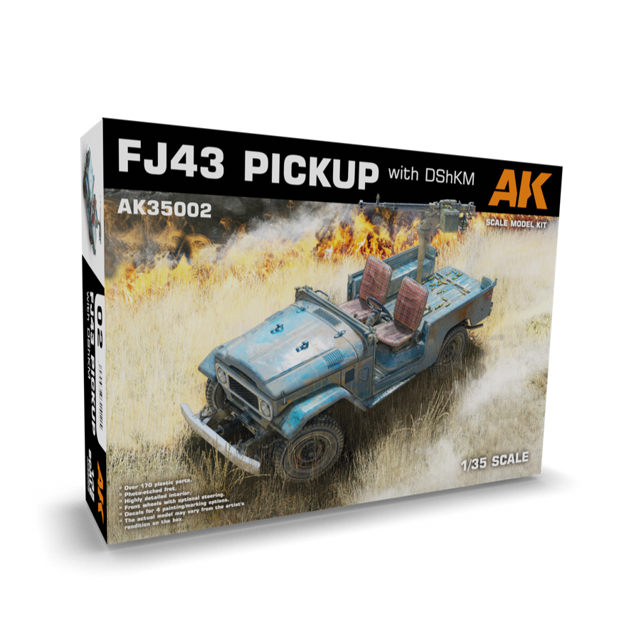 AK Interactive AK35002 1/35 FJ43 Pickup with DSHKM