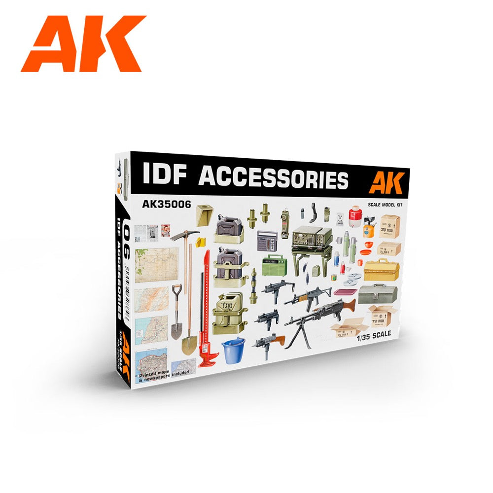 AK Interactive 35006 1/35 IDF Accessories 8435568328846
