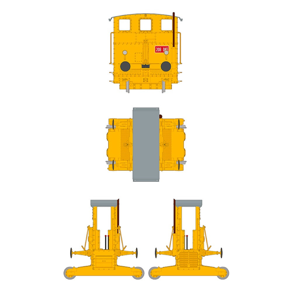 AK Interactive AK35009 Automotore FS 206/207/208 Sogliola Rail Shunter