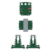 AK Interactive AK35009 Automotore FS 206/207/208 Sogliola Rail Shunter