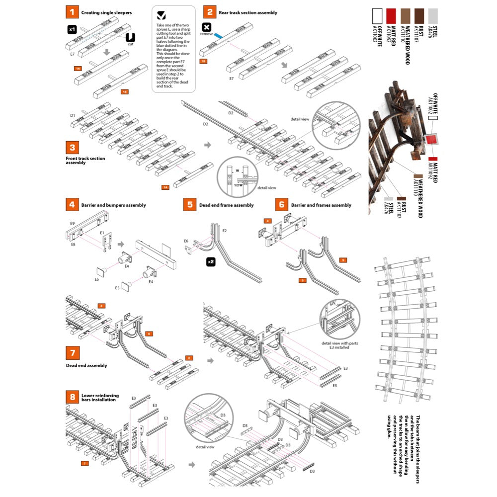 AK Interactive AK35010 Railway Dead End