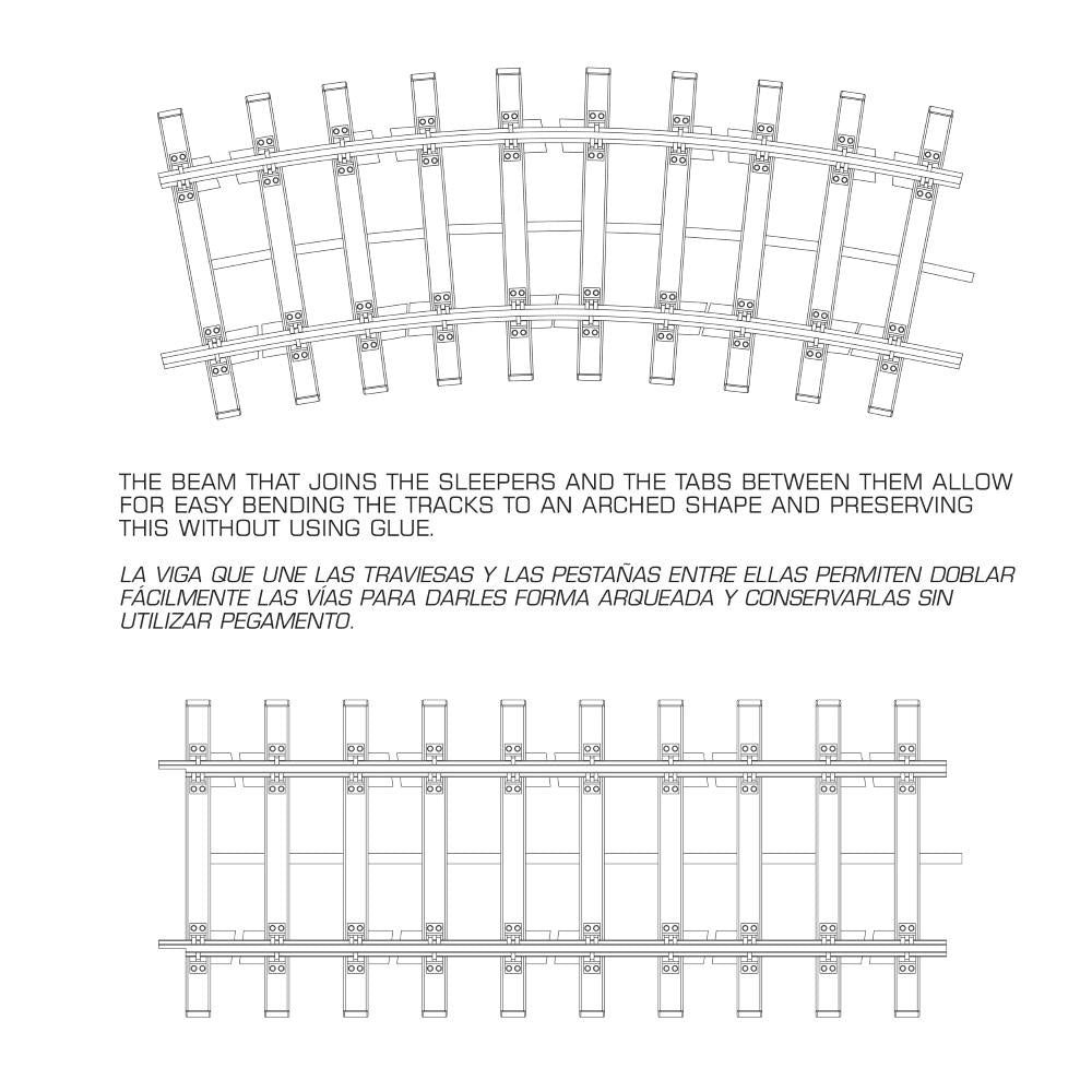 AK Interactive AK35011 Double Railway Track Section