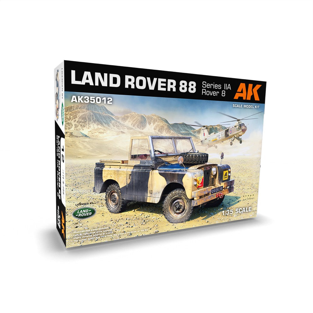 AK Interactive 35012 1/35 Land Rover 88 Series IIA Rover 8 8435568328693