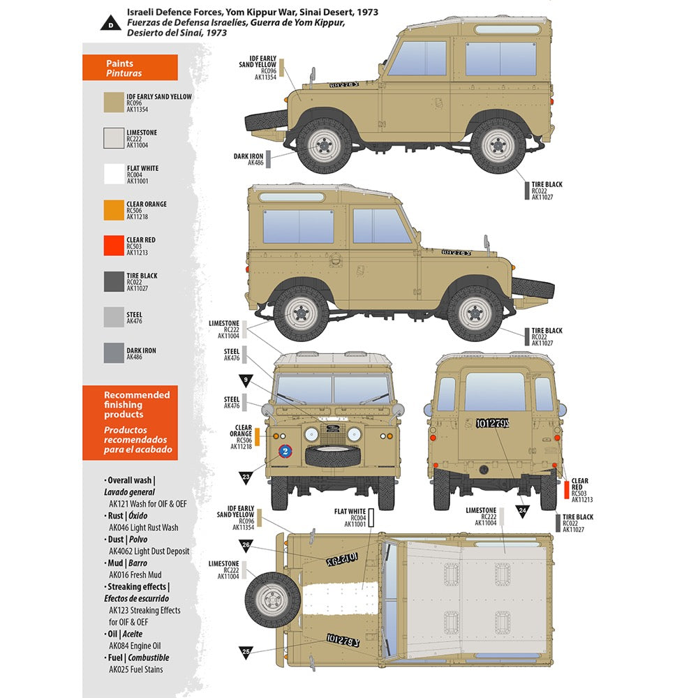 AK Interactive 35013 1/35 Land Rover 88 Series IIA Station Wagon 8435568328822