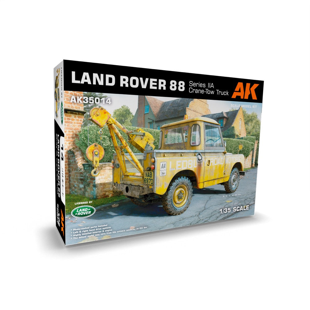 AK Interactive 35014 1/35 Land Rover 88 Series IIA Crane Tow Truck 8435568328839