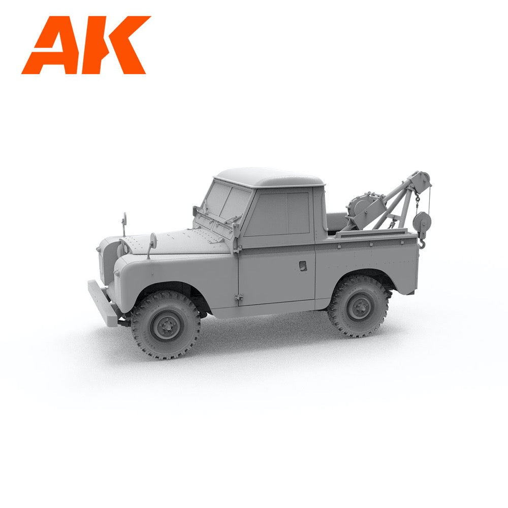 AK Interactive 35014 1/35 Land Rover 88 Series IIA Crane Tow Truck 8435568328839
