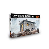 AK Interactive 35019 1/35 Concrete Blocks Kit 8435568342422
