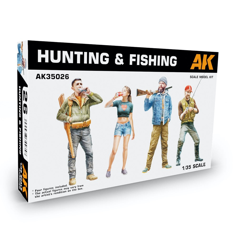 AK Interactive 35026 1/35 Hunting & Fishing Scale 8435568344358