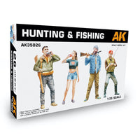 AK Interactive 35026 1/35 Hunting & Fishing Scale 8435568344358