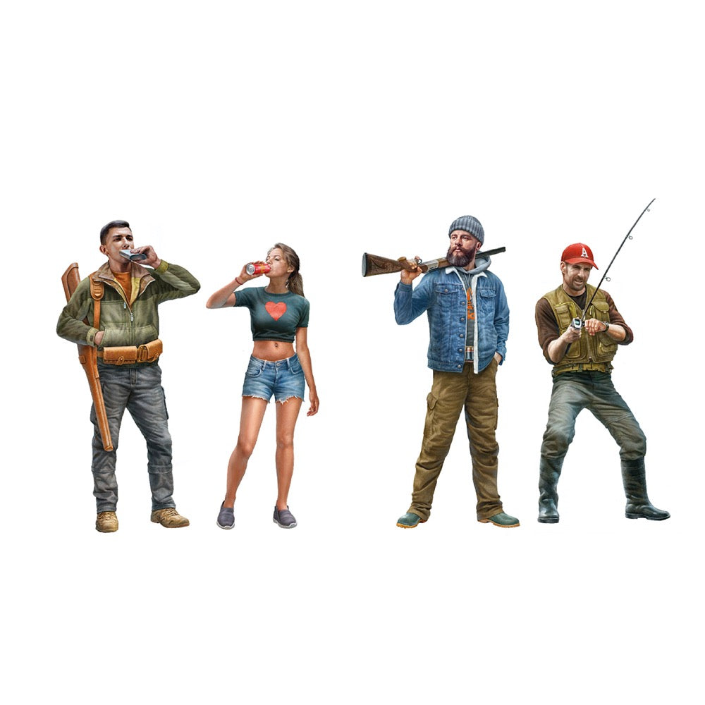 AK Interactive 35026 1/35 Hunting & Fishing Scale 8435568344358