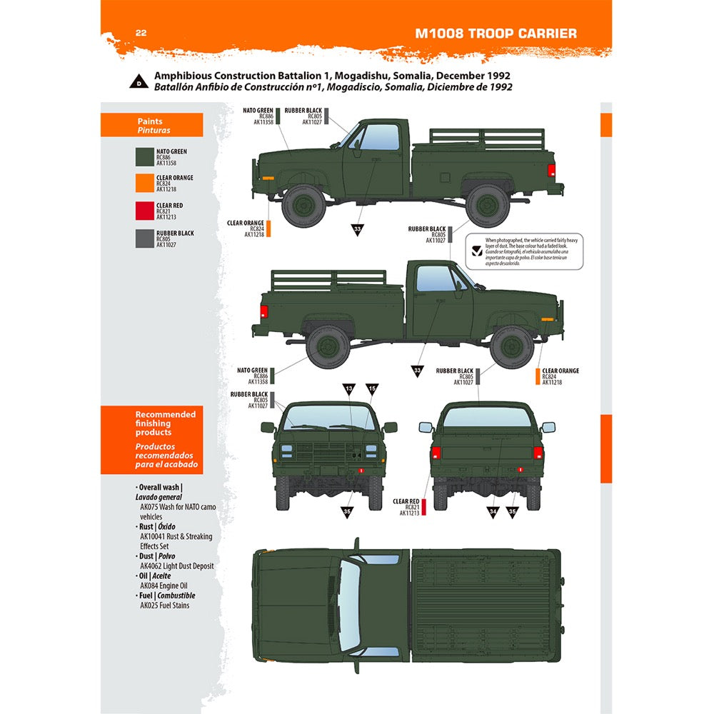AK Interactive 35030 1/35 M1008 Troop Carrier 8435568346086