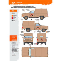 AK Interactive 35031 1/35 M1008 Troop Carrier With Tarp 8435568346093