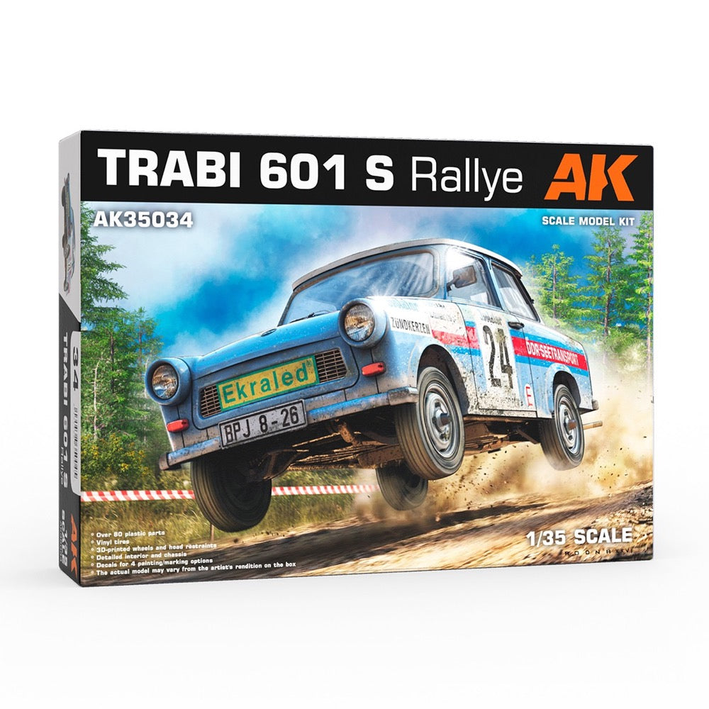 AK Interactive 1/35 Trabant 601 S Rallye Model Kit