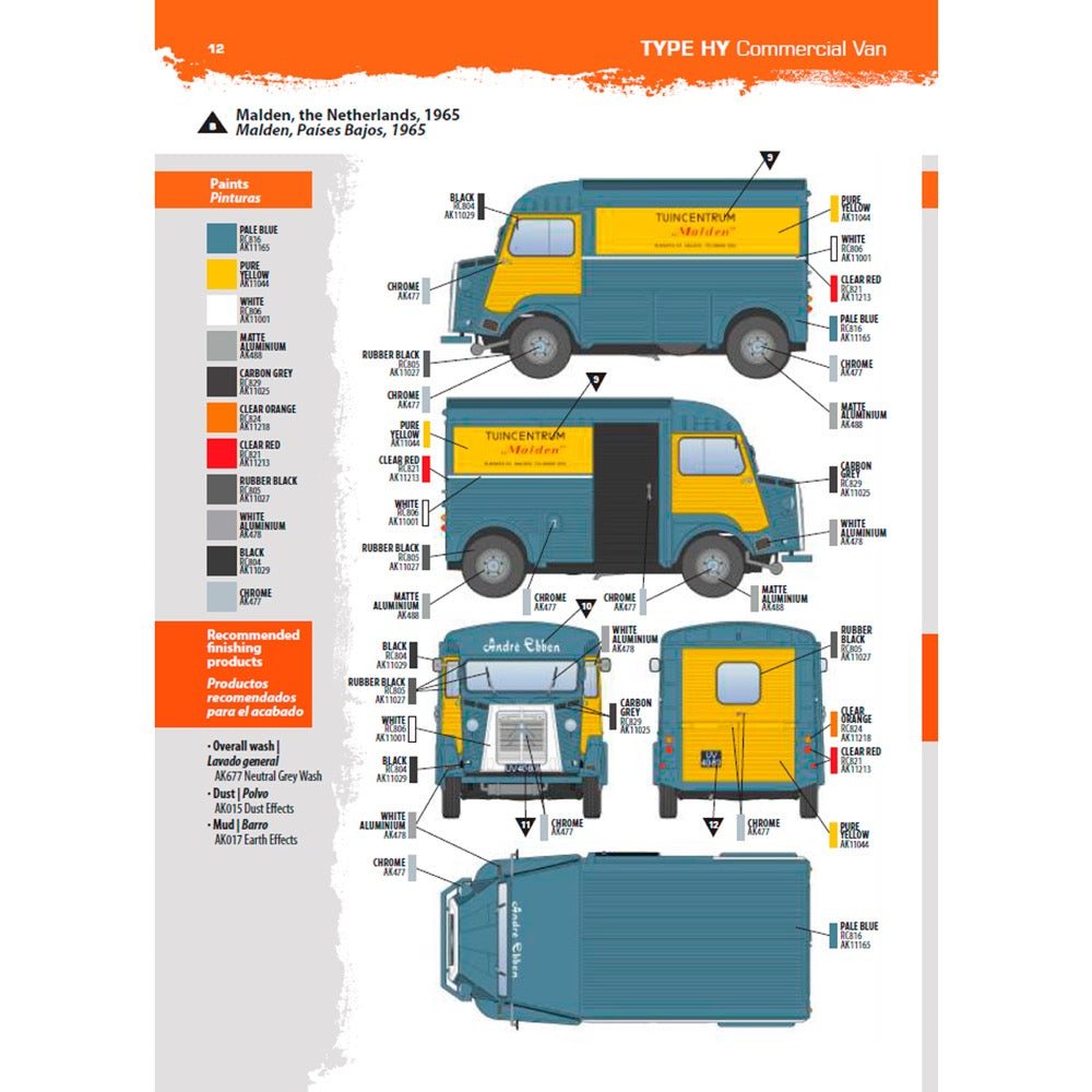 AK Interactive 1/35 Type HY Commerical Van Plastic Model Kit