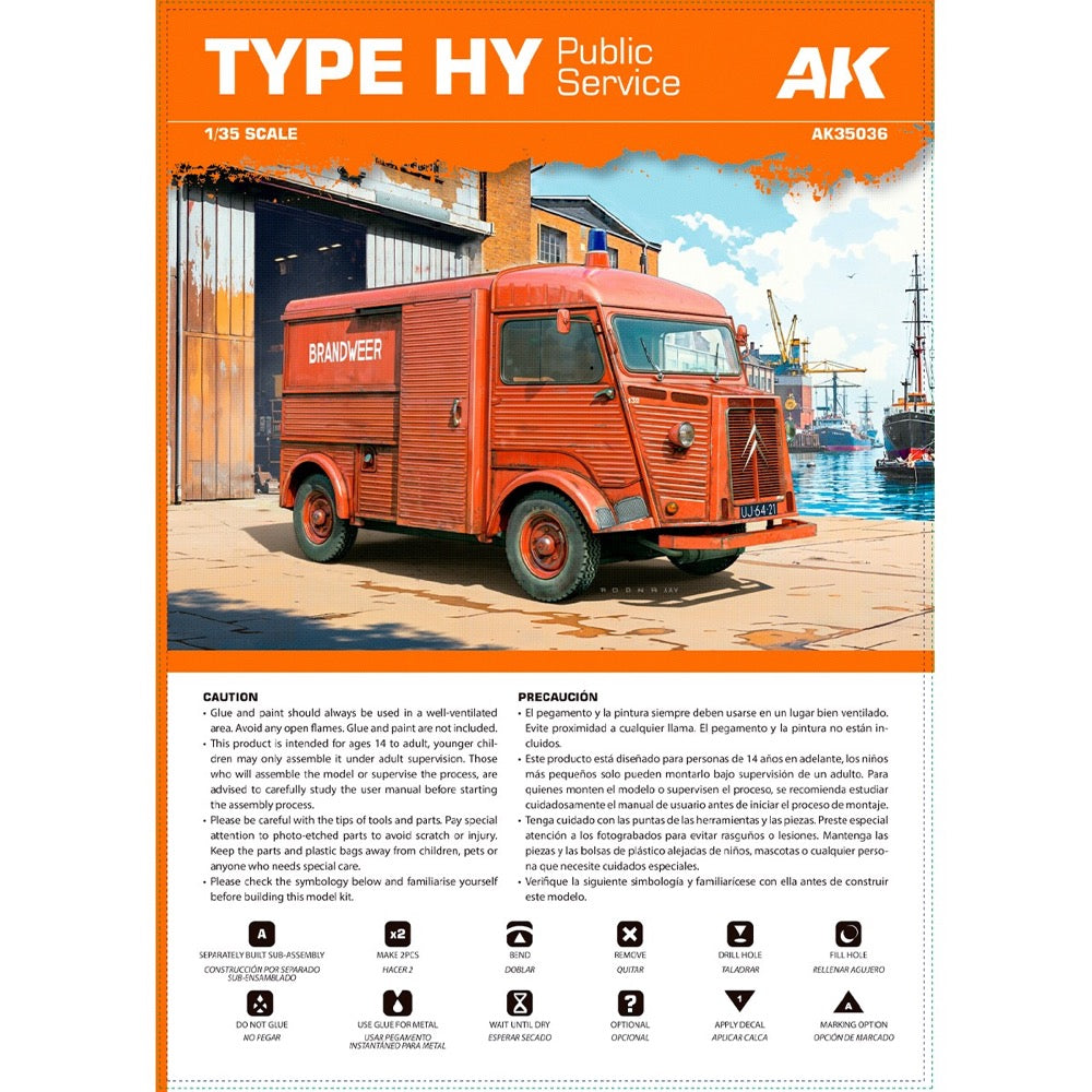 AK Interactive 1/35 Type HY Public Service Model Kit