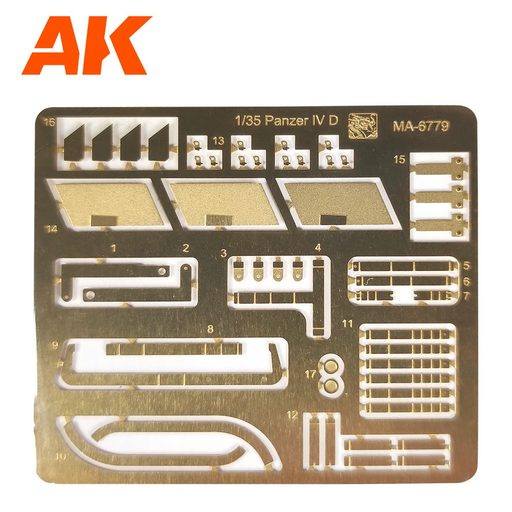AK Interactive 35504-A 1/35 Pz.Kpfw.IV Ausf.D Afrika Korps + DAK Panzerfahrer