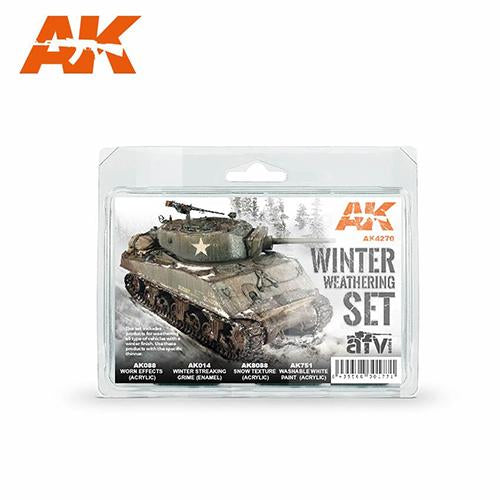 AK Interactive AK4270 Weathering Winter Set Enamel