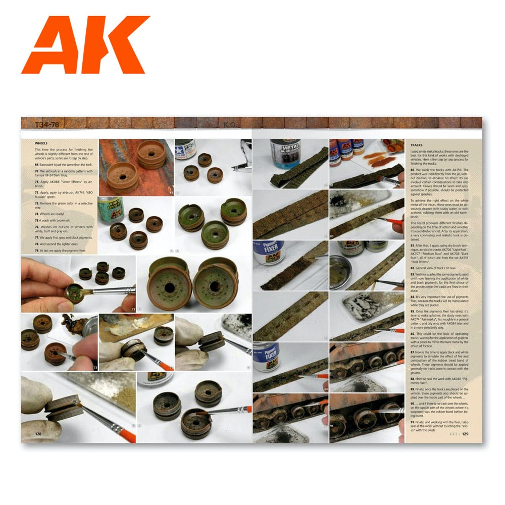 AK Interactive 4801 Book 4X2 English