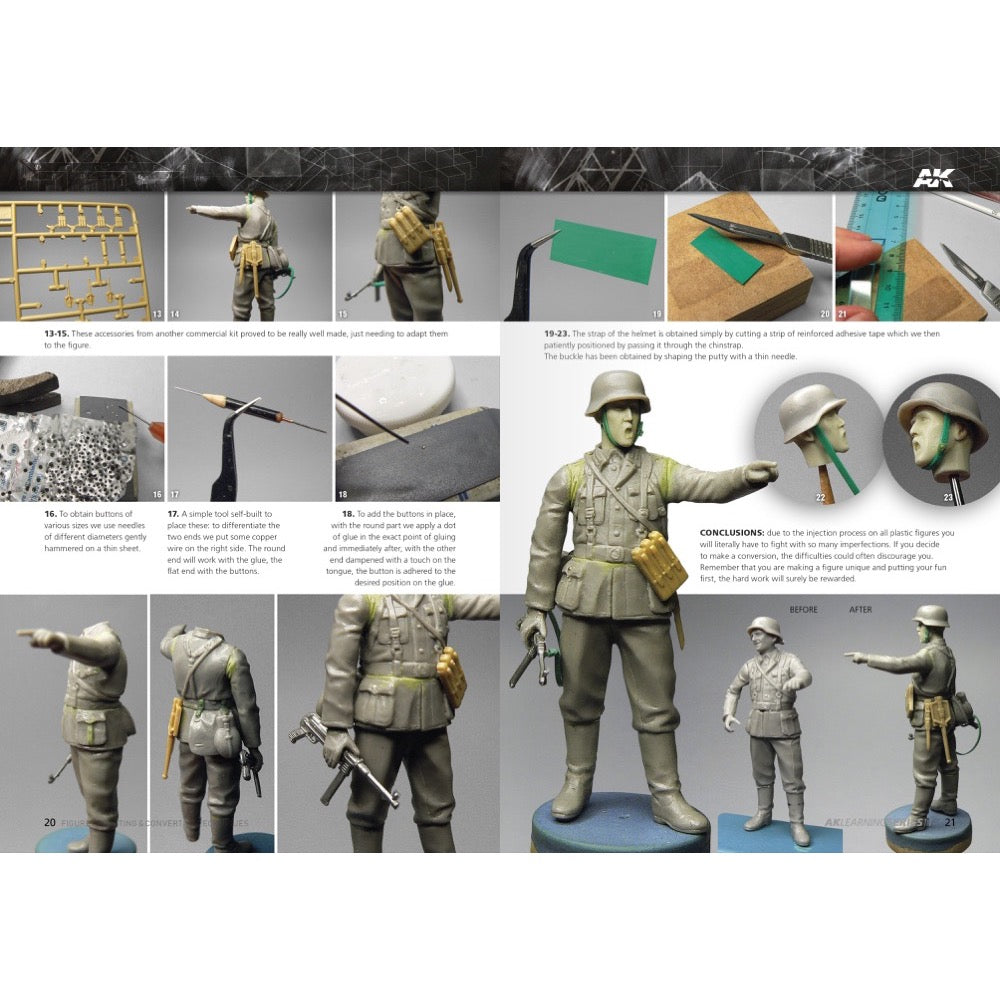 AK Interactive 512 Book Learning Series No.11 Figure Sculpting English