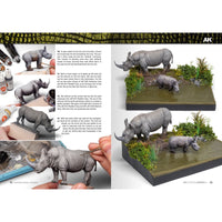 AK Interactive 518 Book Learning Series No.14 Painting Animal Figures English