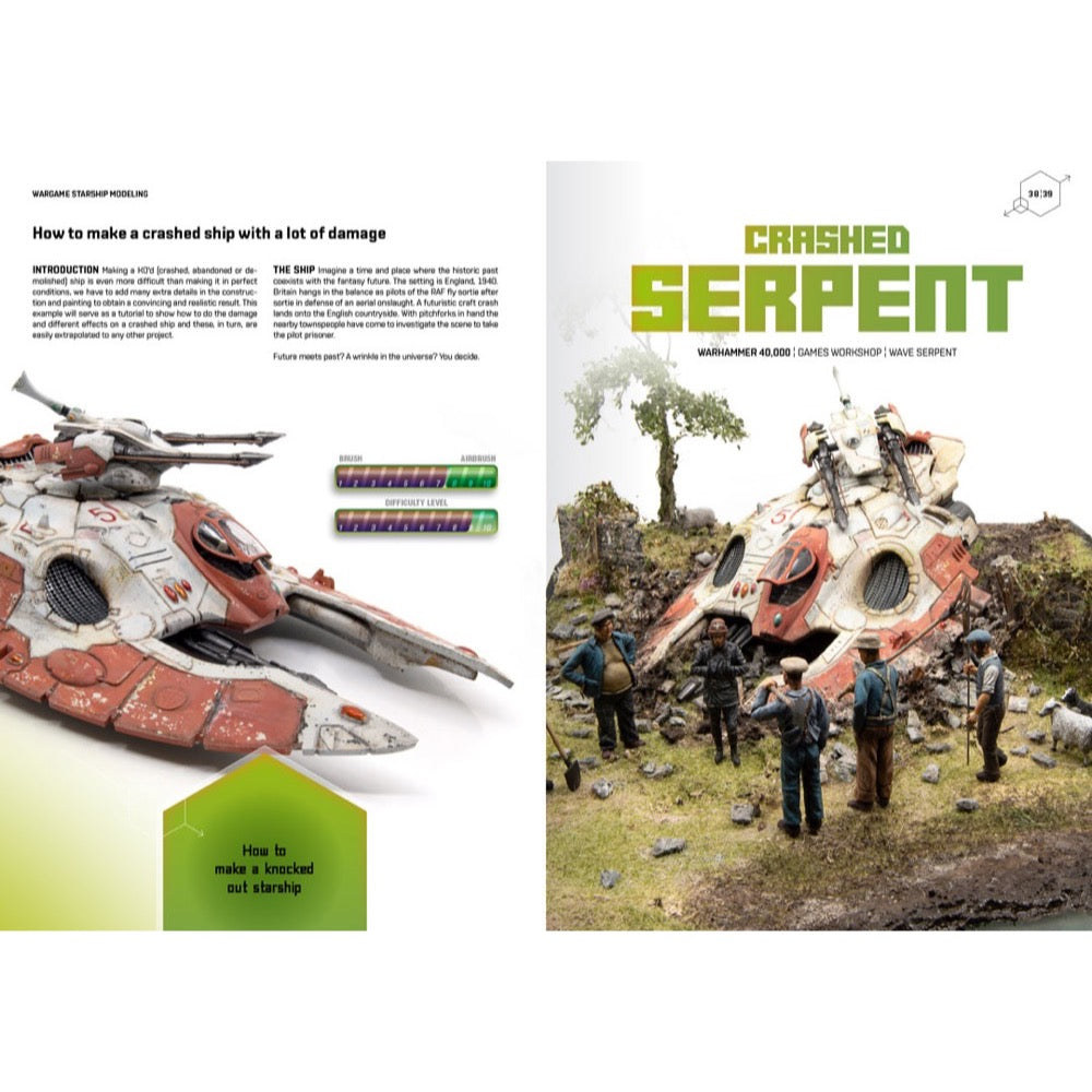 AK Interactive 592 Book Learning Wargames Series 2 Starship Techniques Advanced English