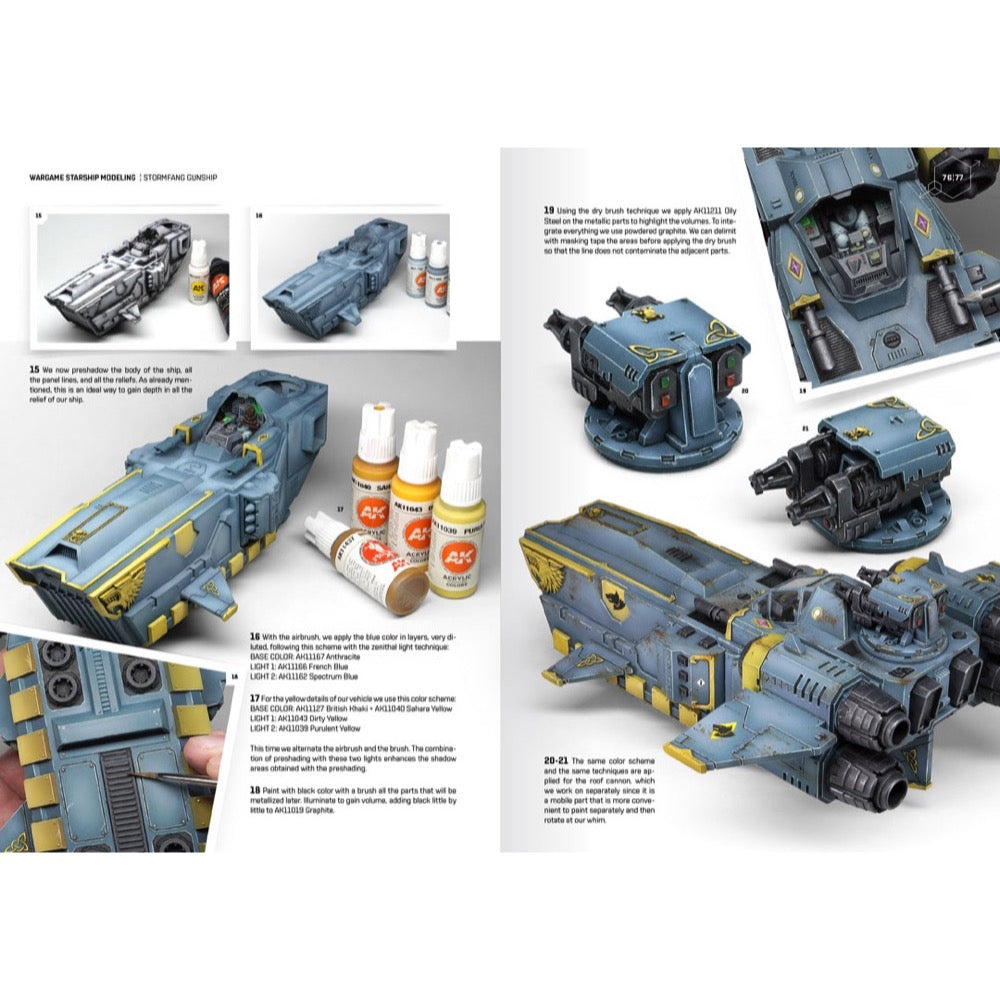 AK Interactive 592 Book Learning Wargames Series 2 Starship Techniques Advanced English