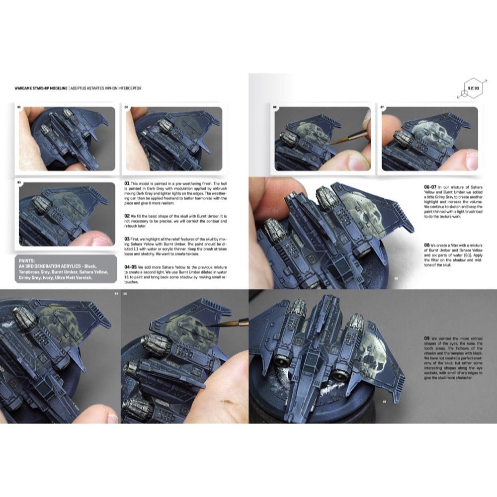 AK Interactive 592 Book Learning Wargames Series 2 Starship Techniques Advanced English