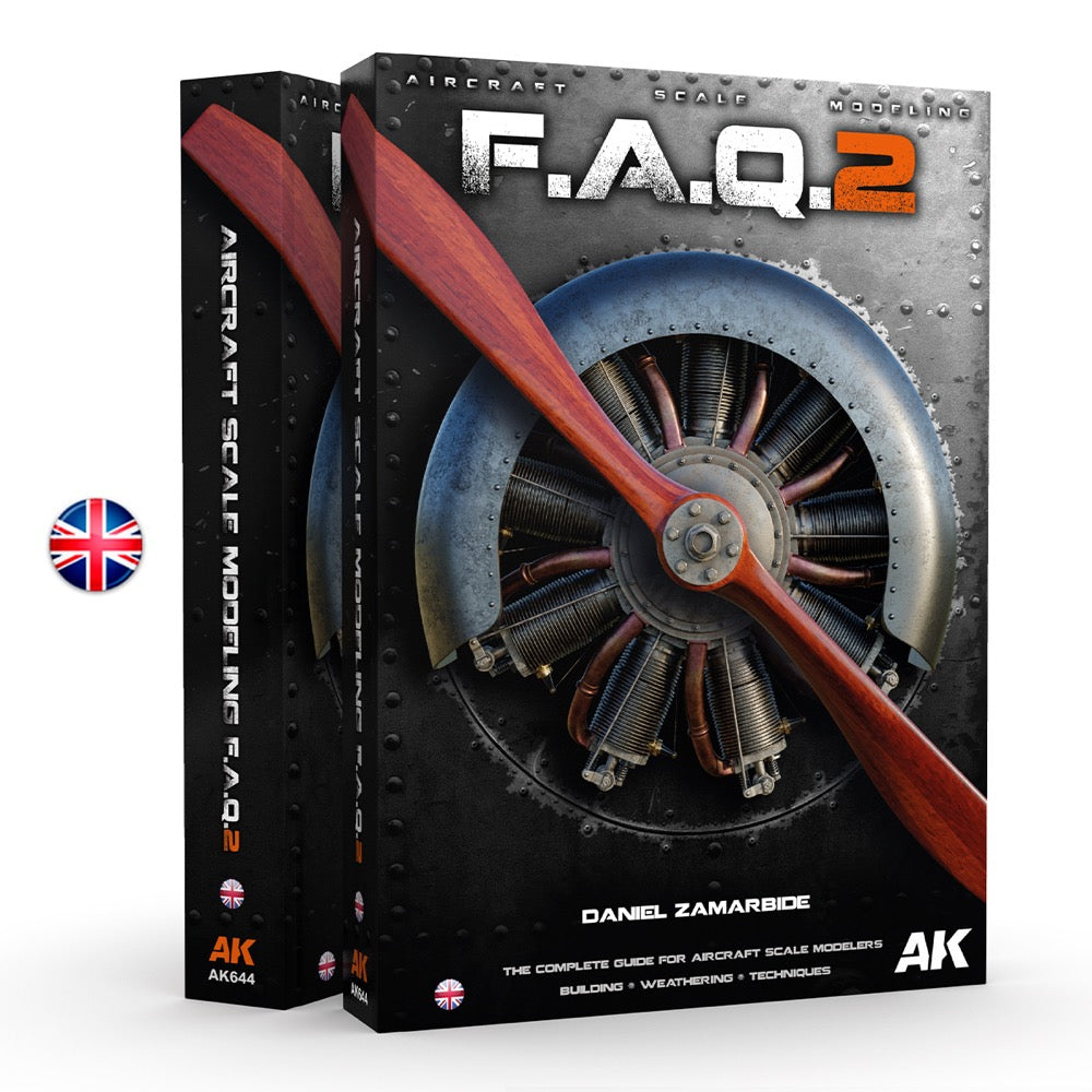 AK Interactive 644 FAQ 2 Aircraft Scale Modelling Book English