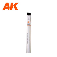 AK Interactive Styrene Rod 1.00mm x 350mm Pack of 10