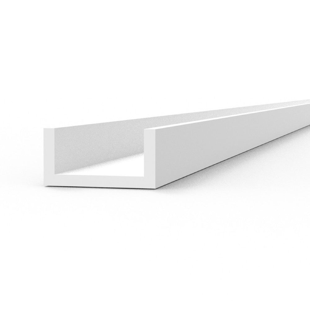 AK Interactive Styrene U Channel 3.0 Width x 350mm (Pack of 4)