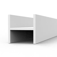 AK Interactive Styrene Beams H Shape 4.0 x 4.0 x 350mm x 3 Units