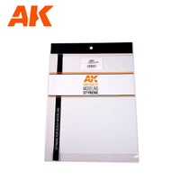 AK Interactive Styrene 0.7mm Thickness x 245 x 195mm (Pack of 2)