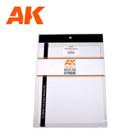 AK Interactive Styrene Square Pavement Brick Big 5mm Sheet 245 x 195mm
