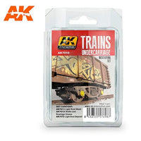 AK Interactive AK7010 Train Weathering Undercarriage Set Enamel