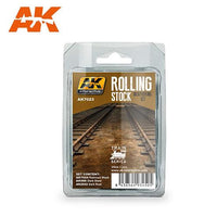 AK Interactive AK7023 Train Weathering Rolling Stock Set Enamel