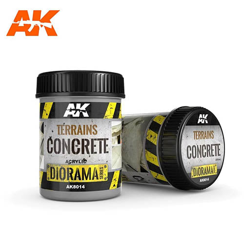 AK Interactive AK8014 Terrains Concrete - 250ml (Acrylic)