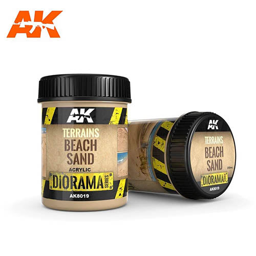 AK Interactive AK8019 Terrains Beach Sand - 250ml (Acrylic)