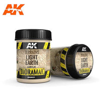 AK Interactive AK8021 Terrains Light Earth - 250ml (Acrylic)