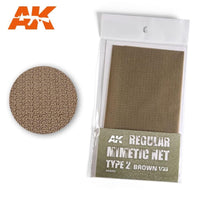 AK Interactive AK8062 Regular Camouflage Net Type 2 Brown
