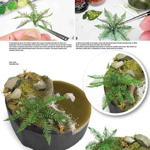 AK Interactive AK8134 1/32 and 1/35 Fern Leaves