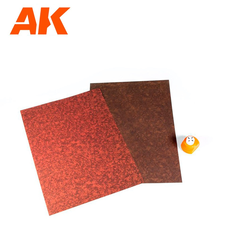 AK Interactive 8147 Punching Leaves Sheets Set 4 Units Of A4-Size Sheets