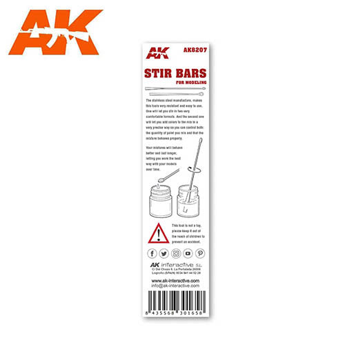 AK Interactive AK8207 Modelling Stirring Bars