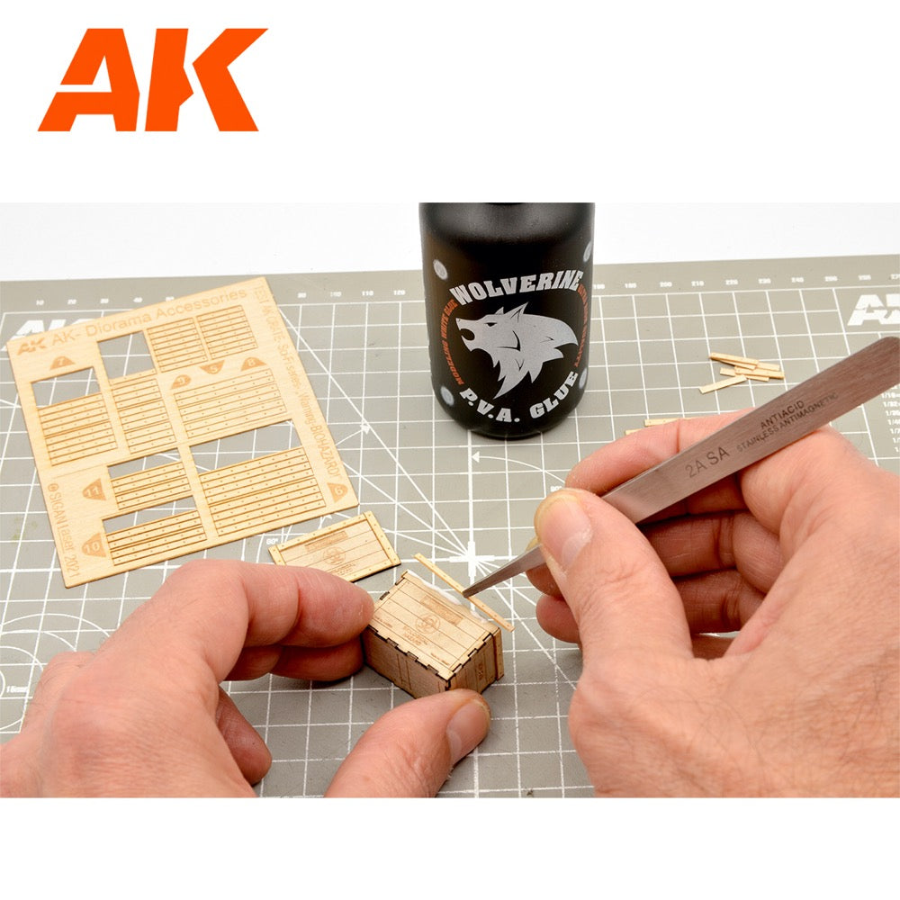 AK 8230 1/35 Wooden Box 004 Biohazard