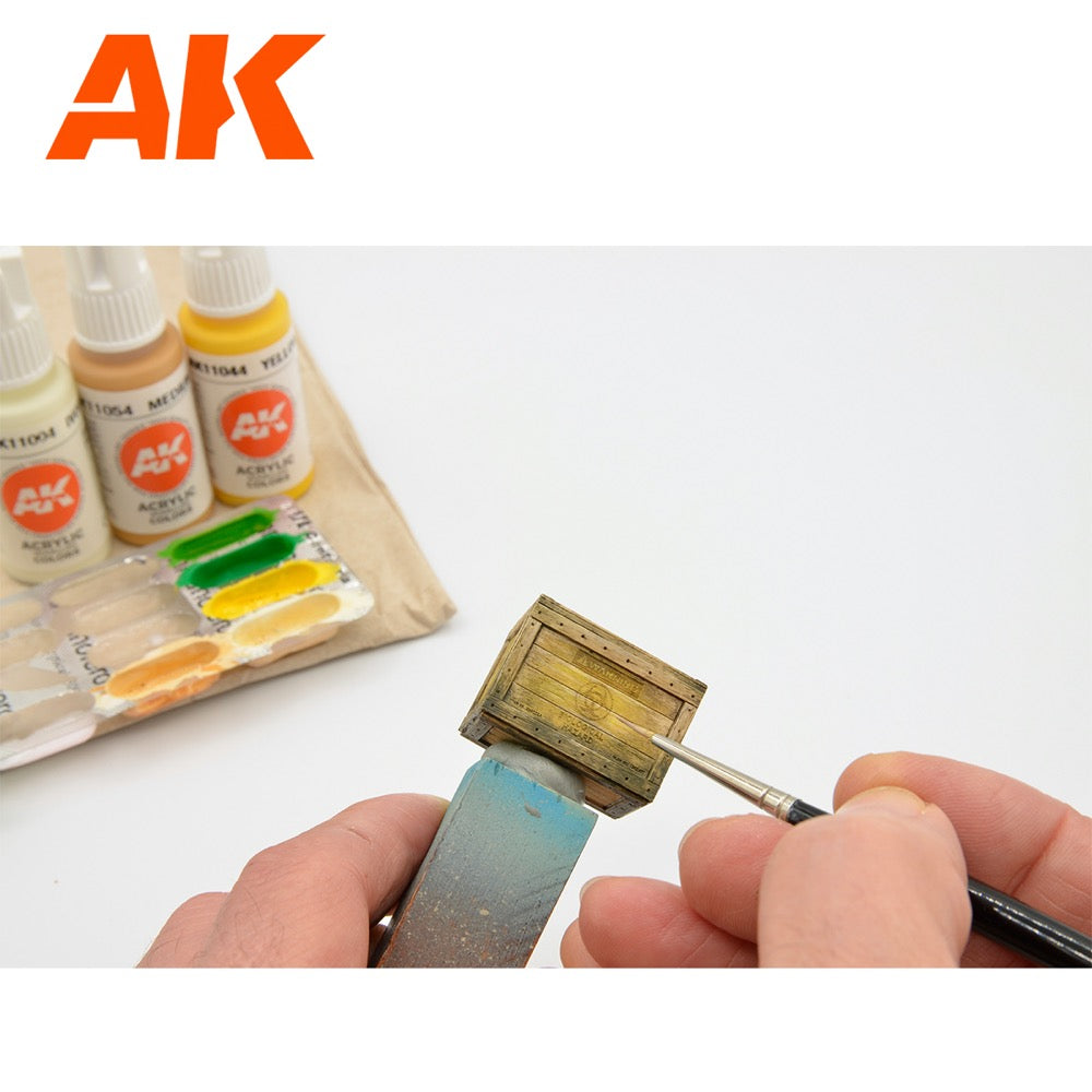 AK 8230 1/35 Wooden Box 004 Biohazard
