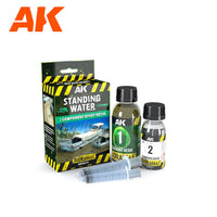 AK Interactive AK8231 Resin Stagnant Water 2 Components Epoxy Resin 180ML