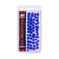 AK Interactive 8242 Dioramas Pink & Blue Wargame Tufts